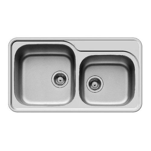 ΝΕΡΟΧΥΤΗΣ ΕΝΘΕΤΟΣ PYRAMIS Space Mid (86x48) 2B Inox Σαγρέ 86x48 cm